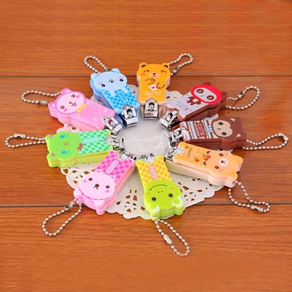 Cute Animal Keychain Nail Clippers-Pink Cat - Picture 2 of 4